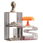 Rack Panton Bookshelf - Стеллаж - 3D модель