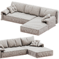 modern sofa 001 - Диваны - 3D модель