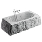 Stone bath 1 - Ванна - 3D модель - фото 3
