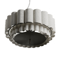 Folia large scalloped natural linen pendant file - Подвесной - 3D модель - фото 5