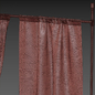 Anywhere Rod 36-66 with curtain (in two positions) - Шторы - 3D модель - фото 4