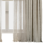 Linen Curtain - roman Curtain 40 HBH - Шторы - 3D модель - фото 5