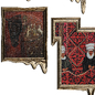 Red Ethnic Paintings in Melted Frames - Багеты - 3D модель - фото 2