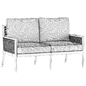 Outdoor Wood Rope Patio Loveseat Ash White - Диваны - 3D модель - фото 2