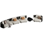 Minotti Bezier Cord Outdoor - Диваны - 3D модель - фото 2