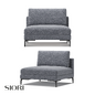 OM Siori Eclat Armchair 95x90x75 - Кресла - 3D модель - фото 2