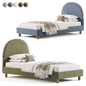 Детская Кровать Лора 90 Velvet от divan.ru - Кровати - 3D модель - фото 3