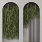 Hanging Wall Vertical Garden On Concrete Base_Set 3748 - Фитостены - 3D модель - фото 3