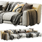 Poliform Paris Seoul Chaise Longue 06 - Диваны - 3D модель