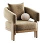 RH Kavala Teak Lounge Chair - Кресла - 3D модель - фото 4