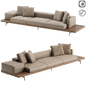 Dock High Sofa - Диваны - 3D модель