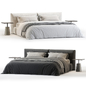 Amos Boucle Bed - Кровати - 3D модель