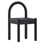 Woven Black Outdoor Chair by Horgans - Стулья - 3D модель