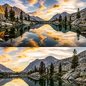 Panoramic View of the Mountain Lake - Панорамные изображения - 3D модель