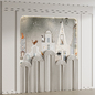 Headboard 3d Wall Panel 014 - Изголовья - 3D модель - фото 3