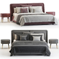 Ditreitalia Bend bed - Кровати - 3D модель - фото 3
