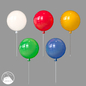 LampsShop.ru B4062 Sconce Balloons - Бра - 3D модель - фото 3
