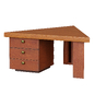 Frank Lloyd Wright Desk - Столы - 3D модель