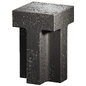 Tito Textured Faux Travertine Square Coffee Side Table - Столы - 3D модель - фото 4
