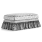 Bowen Irena Ruffle Ottoman Anthropologie - Другая мягкая мебель - 3D модель - фото 5