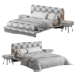 Mokka Bed Frame - Кровати - 3D модель - фото 6