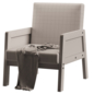 Scandinavian Wood Arm Chair - Кресла - 3D модель - фото 7