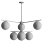 Funky Linear Sputnik Opal Glass Globe Tier Bubble Chandelier - Подвесной - 3D модель - фото 3