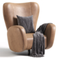 Fiorita Armchair By Natuzzi - Кресла - 3D модель - фото 3
