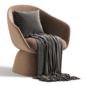 Diemme WELL COME Armchair - Кресла - 3D модель - фото 3