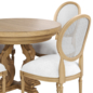 Ethan Allen Aelin Round Dining Table + Chrystiane Side Chair - Стол + стул - 3D модель - фото 4