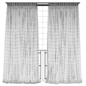 Pinched Plisse Draped Curtain w Roller Blind - Шторы - 3D модель - фото 4