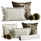 Pillow Set 03, Декоративные подушки - Подушки - 3D модель