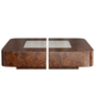 Baci Burl Wood and Shell Onyx Coffee Table - Столы - 3D модель - фото 3