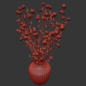 Magnolia Bouquet in Ceramic Vase 160 - Букеты - 3D модель - фото 6