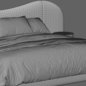 Lulu and Georgia Gladys Extended Headboard Platform Bed - Кровати - 3D модель - фото 6