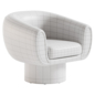 Dantone Home Cozy Wave Swivel Armchair - Кресла - 3D модель - фото 6