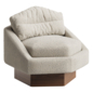 Mila Armchair Boucle Jacquard Olive - Кресла - 3D модель - фото 2