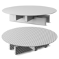 Enne Jetee Coffee Table Coffee Tables - Столы - 3D модель - фото 4