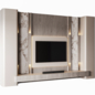 tv wall 21 - ТВ стенка - 3D модель - фото 3
