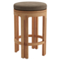 RH Matira Teak Swivel Bar & Counter Stool - Стулья - 3D модель - фото 3