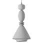 Modern Glass Pendant Lamp - Подвесной - 3D модель - фото 3