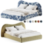 Lulu and Georgia Gladys Extended Headboard Platform Bed - Кровати - 3D модель