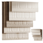 Roman curtains set 13, Римская штора - Шторы - 3D модель