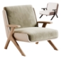 Lilliam Armchair By Minotti - Кресла - 3D модель - фото 4