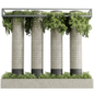 Column Plant - Pillar Plant - Hanging Plant 14 - Фитостены - 3D модель - фото 2