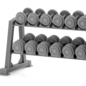 Gym Equipment Rack Storage Dumbbells Set 036 - Спорт - 3D модель - фото 4