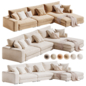 Boston Corner Sofa - Диваны - 3D модель