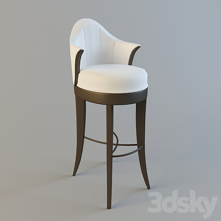 bar stool Christopher Guy Chair 3D model