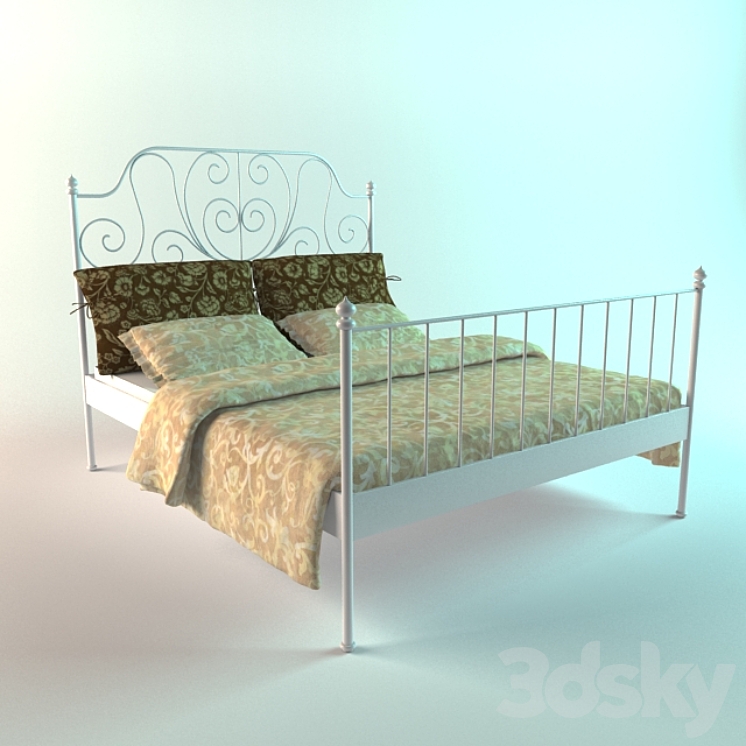 IKEA Leirvik Bed 3D model