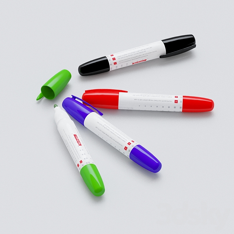 Berlingo Markers - Other decorative objects - 3D model